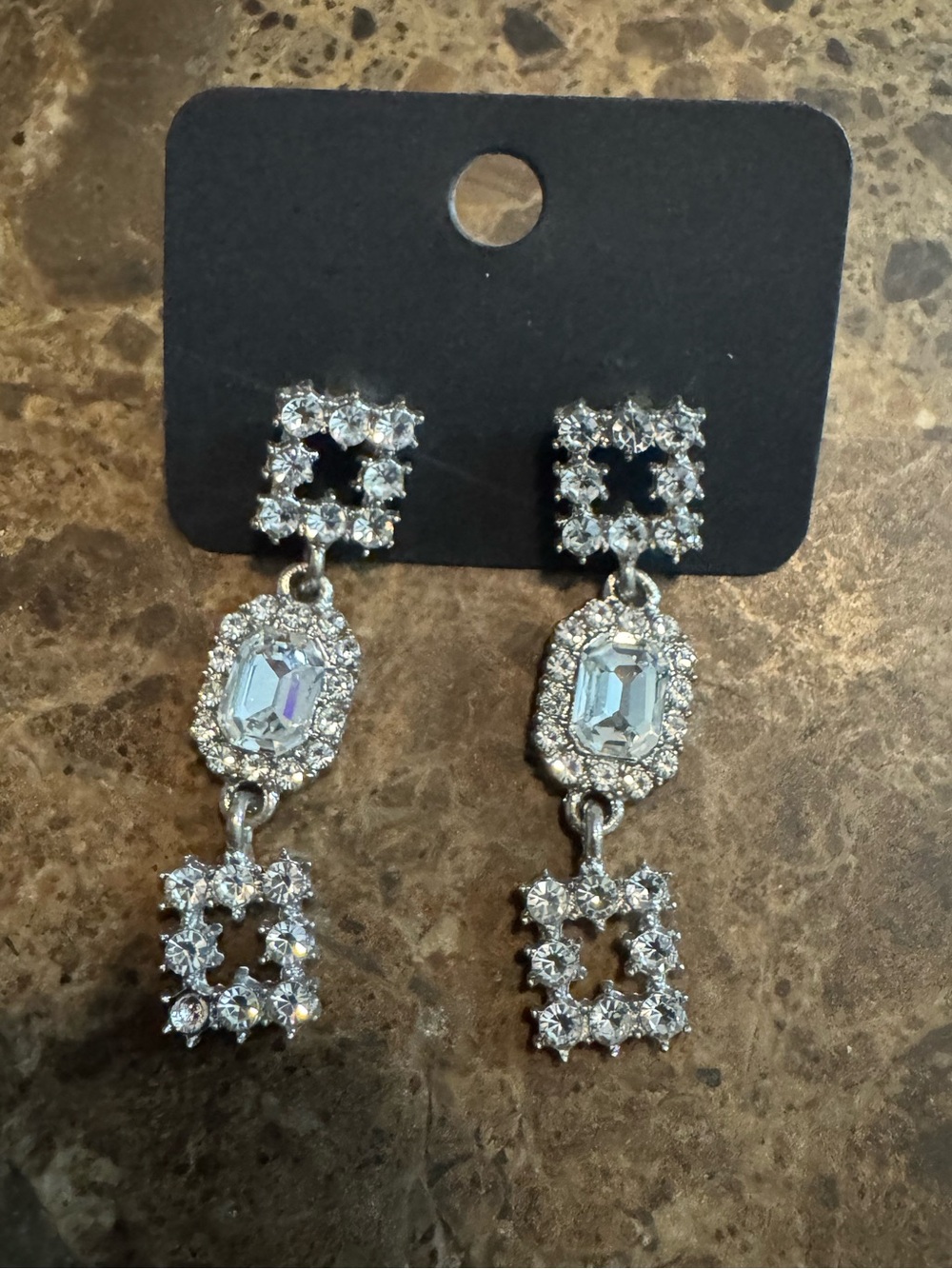 Bling Drop Dangle Earrings